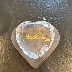 Rosenthal Clear Crystal Heart